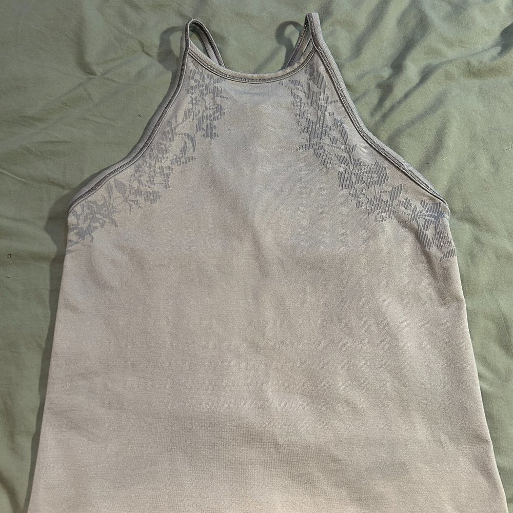 Lululemon Knit Digitally-Embroidered Halter Top | Women's Size S-M